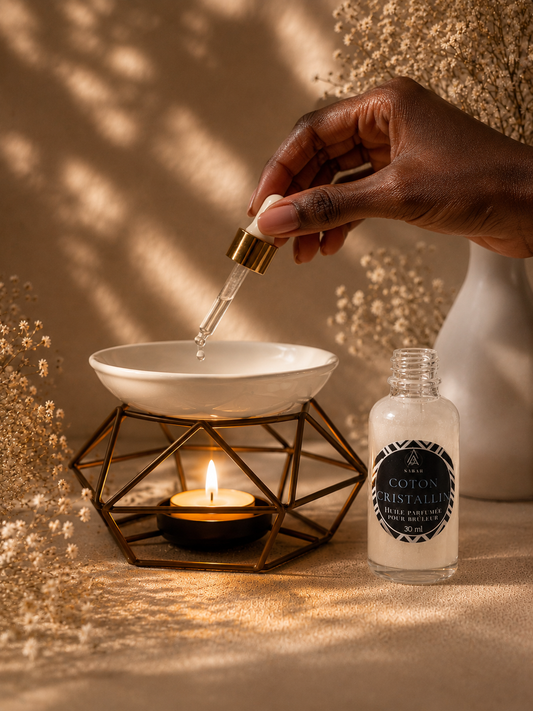 Huile parfumée - Coton cristallin - 30 ml