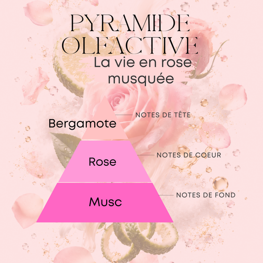 Huile parfumée - La vie en rose musquée - 30 ml