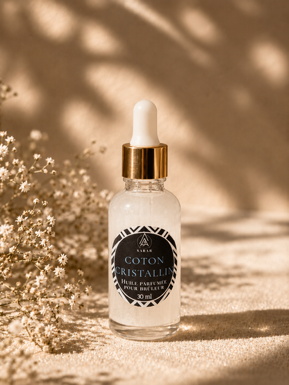 Huile parfumée - Coton cristallin - 30 ml