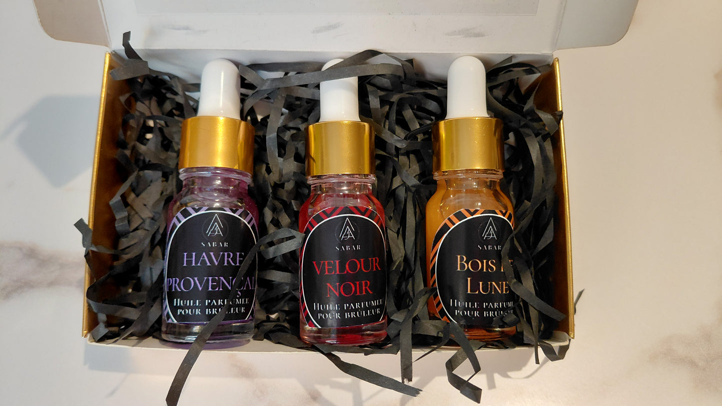 Collection Classique : Coffret d'huiles parfumées 3 x 10 ml