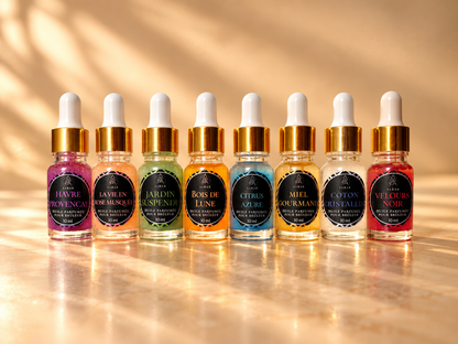 Coffret Découverte – 5 univers au choix | 3 Huiles Parfumées à Brûler (3 × 10 ml)