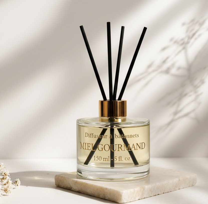 Diffuseur à batonnets - Miel Gourmand - 150 ml