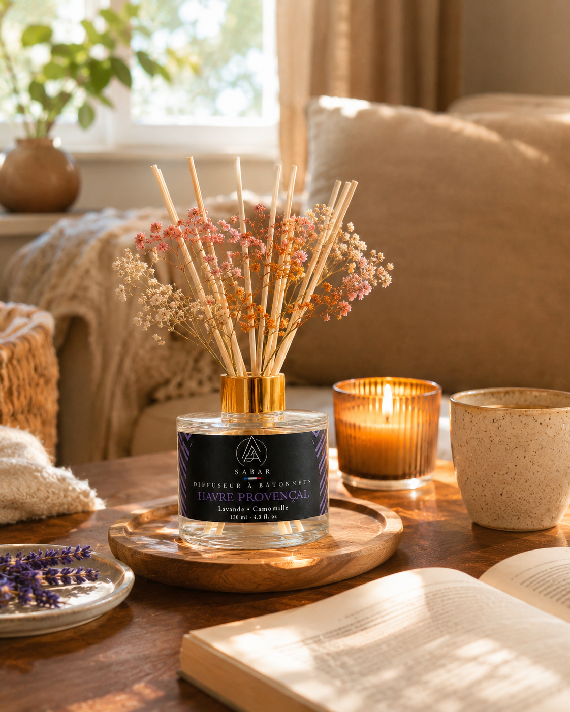 Diffuseur à batonnets - Havre Provençal - 130 ml