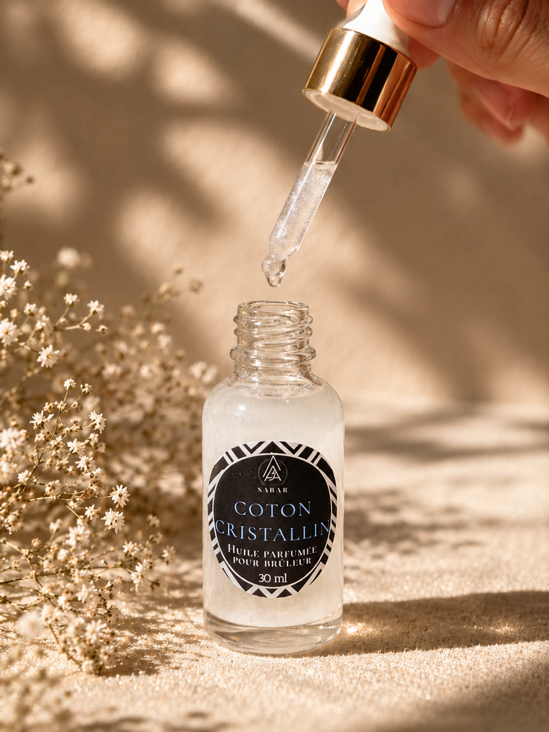 Huile parfumée - Coton cristallin - 30 ml