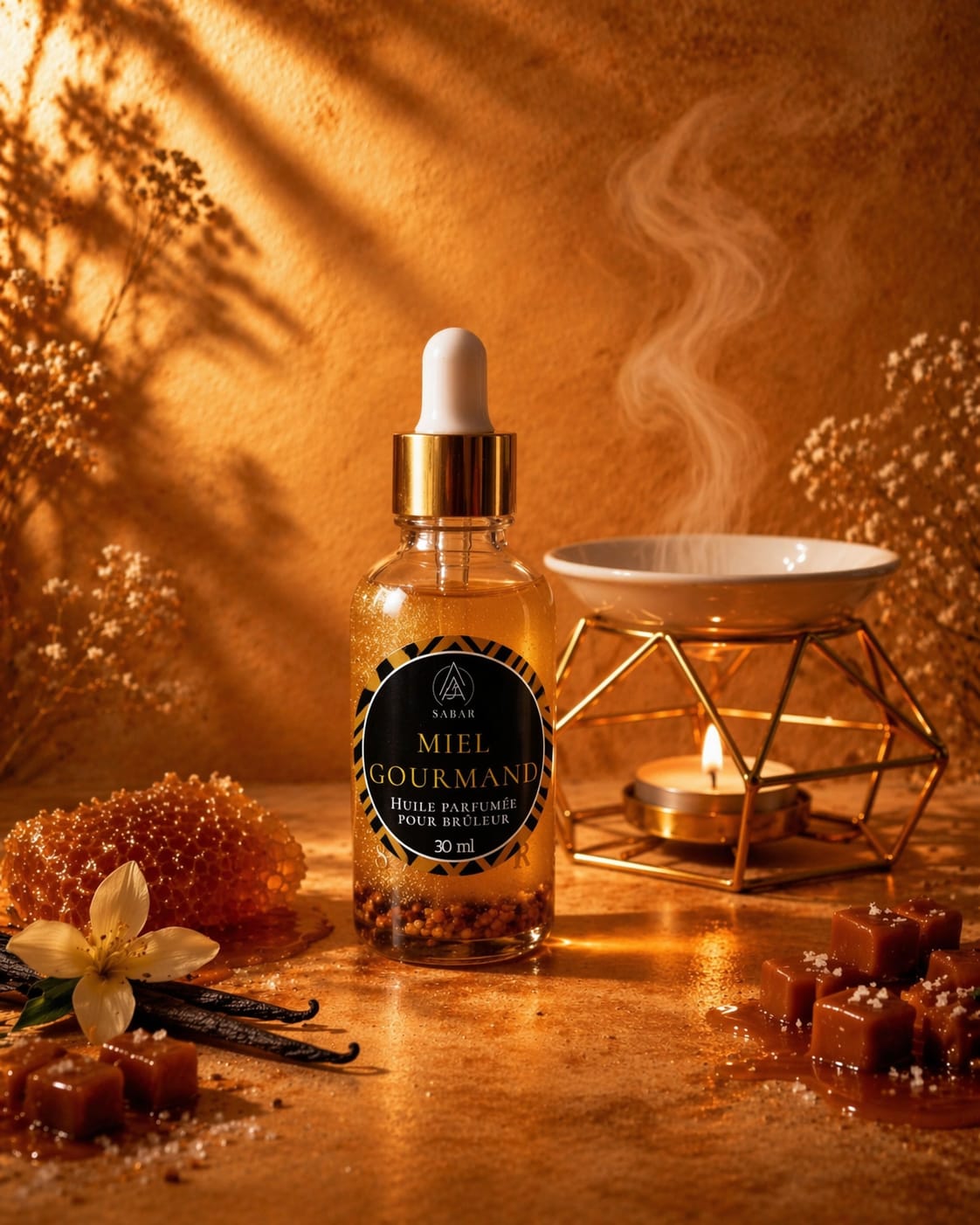 Huile parfumée - Miel gourmand - 30 ml