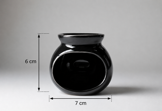 Mini Brûleur en céramique – Noir