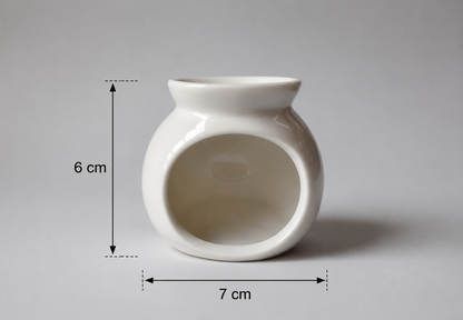 Mini Brûleur en céramique – Crème