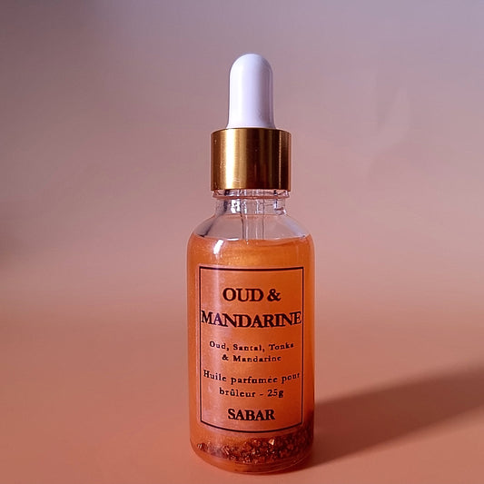 Huile parfumée - Oud & Mandarine
